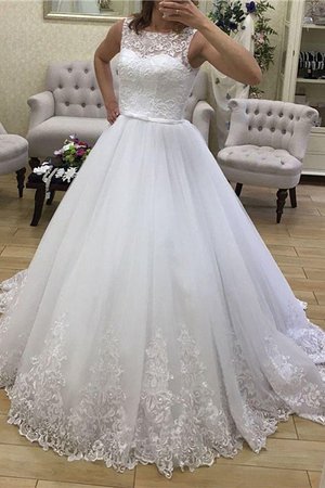 Clasico Vestido de Novia de Llamativo de Pomposo de Iglesia - Foto 1