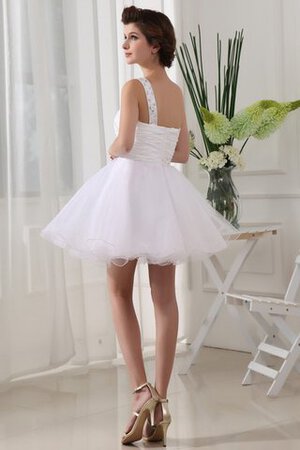 Robe douce seize en tulle ligne a col en forme de cœur au niveau de cou bretelles spaghetti - Photo 7