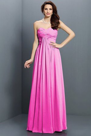 Robe demoiselle d'honneur longue de princesse jusqu'au sol fermeutre eclair en satin - Photo 11