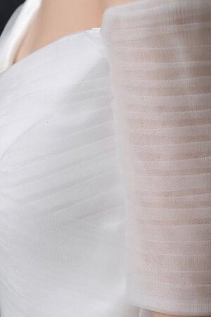 Robe de mariée romantique avec manche 1/2 avec décoration dentelle ligne a cordon - Photo 3