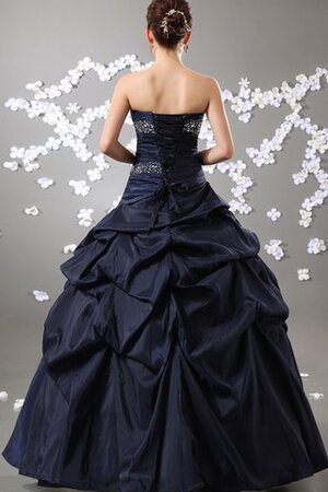 Robe de quinceanera avec perle de mode de bal textile taffetas ornée de bustier - Photo 2