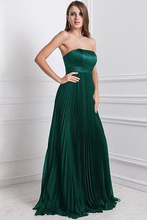 Robe demoiselle d'honneur en chiffon fermeutre eclair de lotus de bustier ligne a - Photo 8