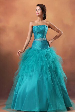 Robe de quinceanera de lotus avec perle de bustier - Photo 1