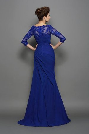 Meerjungfrau Chiffon Natürliche Taile Sweep Zug Reißverschluss Brautmutterkleid - Bild 2