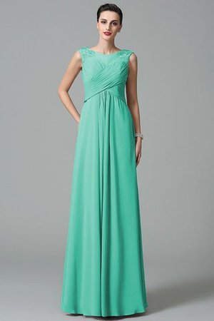 Robe demoiselle d'honneur longue jusqu'au sol de princesse avec chiffon ruché - Photo 15