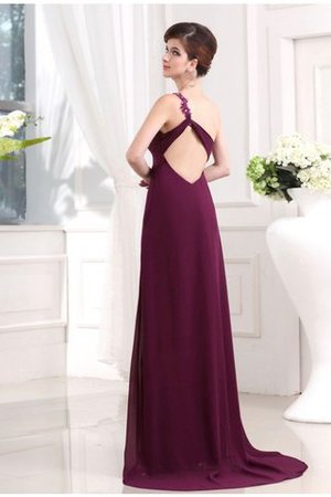 Robe de bal longue de princesse avec perle manche nulle a-ligne - Photo 2