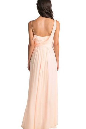 V-Ausschnitt Chiffon A-Line Elegantes sexy Brautjungfernkleid mit gekappten Ärmeln - Bild 2