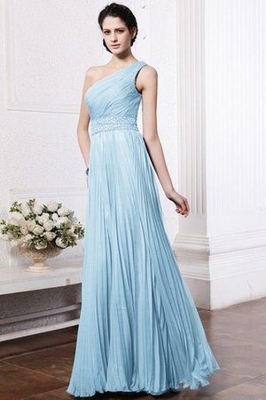 Robe demoiselle d'honneur longue plissage de fourreau avec perle avec chiffon - Photo 17