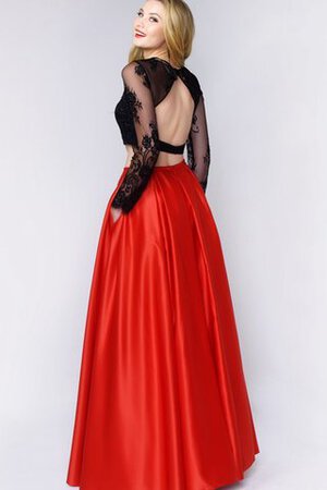 Robe de bal luxueux romantique 2 pice avec manche longue longueur au ras du sol - Photo 2