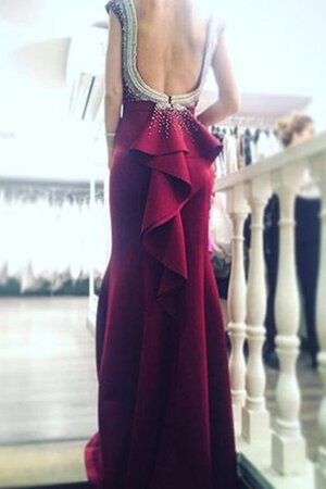 Vestido de Noche de Abalorio de Manga tapada de Volante de Joya - Foto 2