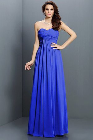 Robe demoiselle d'honneur longue de princesse jusqu'au sol fermeutre eclair en satin - Photo 25