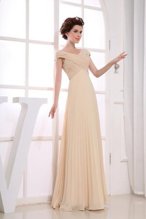 Robe mère de mariée plissage distinguee entrecroisé fermeutre eclair ruché - Photo 3