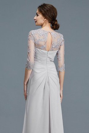 Robe mère de mariée vintage ligne a de lotus de princesse col u profond - Photo 8