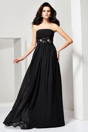 Robe de bal longue de traîne courte de bustier fermeutre eclair avec chiffon - Photo 1