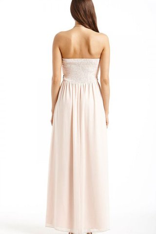 Robe demoiselle d'honneur long ceinture avec perle avec chiffon de bustier - Photo 2