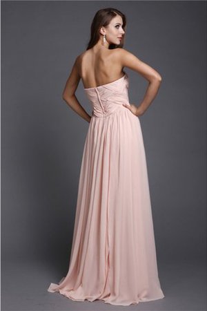 Robe de bal naturel longue avec perle de col en cœur de princesse - Photo 2