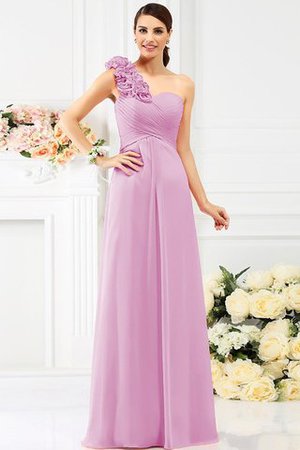 Robe demoiselle d'honneur avec sans manches en chiffon avec zip ligne a jusqu'au sol - Photo 20