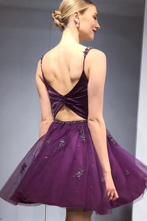 Mode Prinzessin A-Linie Zwei Stück Normale Taille Abiballkleid - Bild 2