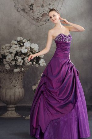 Gesticktes Herz-Ausschnitt pick up Quinceanera Kleid mit Applikation - Bild 8