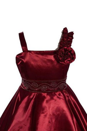 Robe de cortège enfant plissé ligne a avec zip textile taffetas de tour de ceinture empire - Photo 2