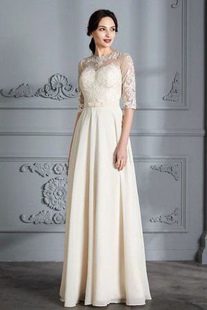 Robe de mariée facile de princesse longueur au ras du sol avec chiffon ligne a - Photo 5