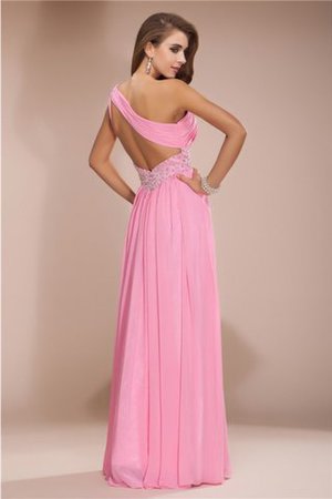 Robe de bal longue avec chiffon de tour de ceinture empire gaine avec perle - Photo 2