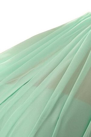 Plissiertes A-Linie Ärmelloses Chiffon bodenlanges Brautjungfernkleid - Bild 4