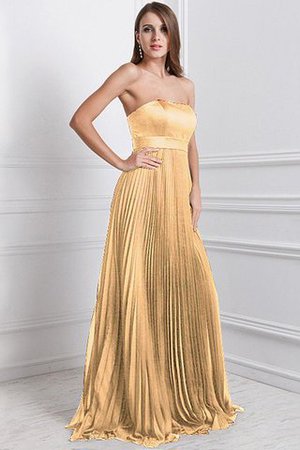 Robe demoiselle d'honneur en chiffon fermeutre eclair de lotus de bustier ligne a - Photo 12