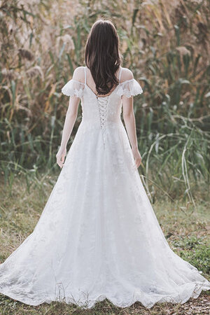 Formal Vestido de Novia de Agraciado de Fuera de casa de Encaje Adorno - Foto 4