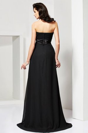 Robe de bal longue de traîne courte de bustier fermeutre eclair avec chiffon - Photo 2