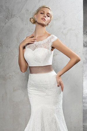 Vestido de Novia de Sin mangas de Cremallera de Encaje Adorno de Natural - Foto 4