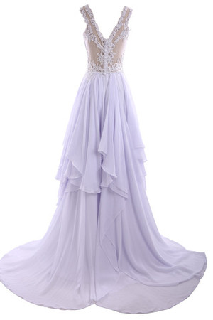 Robe de mariée extraodinaire intemporel exclusif en arc-en-ciel avec perle - Photo 5