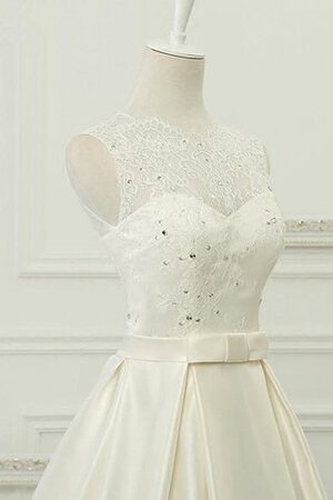 Robe de mariée facile textile en tulle en tissu pailleté avec jacket de col en v - Photo 2