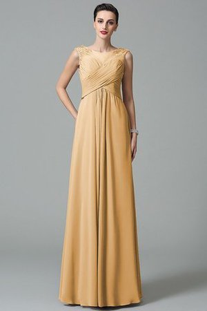 Robe demoiselle d'honneur longue jusqu'au sol de princesse avec chiffon ruché - Photo 12