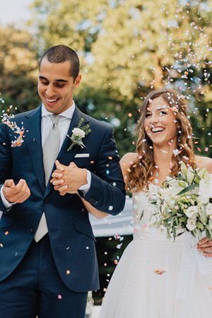 Vestido de Novia de Corte princesa en Tul de Popular de Sala - Foto 5