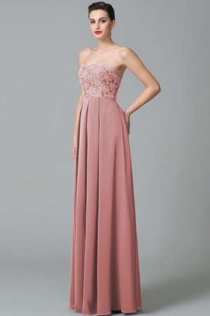 Ärmelloses Herz-Ausschnitt Prinzessin Chiffon Reißverschluss Brautjungfernkleid - Bild 21