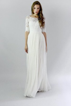 Robe de mariée romantique simple femme branché vintage au niveau de cou - Photo 1