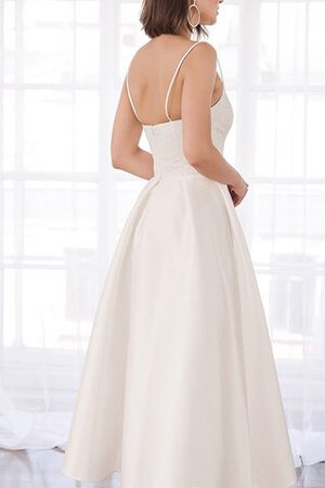 Abito da sposa a-line sotto ginocchio in pizzo naturale meraviglioso formale - Foto 2