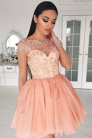 Robe fête de la rentrée bref de princesse en chiffon appliques ligne a - Photo 1