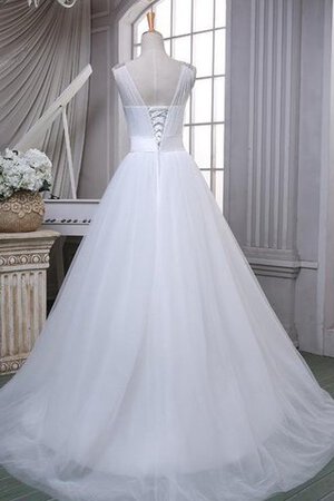 Vestido de Novia de Corte Evasé en Encaje de Natural de Abalorio - Foto 2