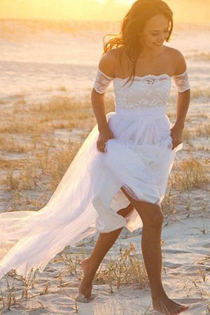 Vestido de Novia de Corte princesa de Manga corta de Junoesque de Encaje Adorno - Foto 1