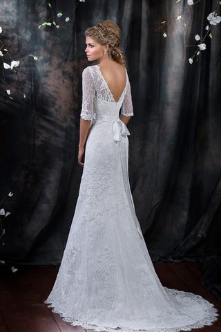 Robe de mariée femme branché elevé de traîne moyenne broder ceinture en étoffe - Photo 2