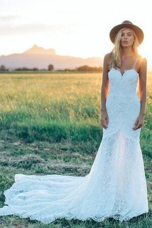 Robe de mariée plissé sexy facile fermeutre eclair en plage - Photo 1