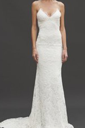 Robe de mariée dos nu honorable bucolique sexy longue - Photo 4