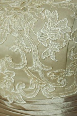 Robe de mariée simple informel textile en tulle manche nulle ligne a - Photo 1