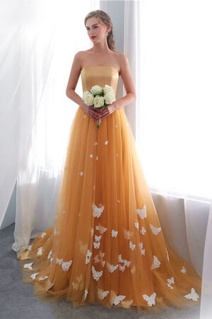 Robe de bal en salle splendide cordon textile en tulle modeste - Photo 2