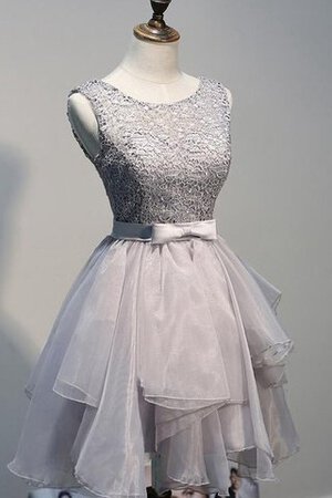 Robe fête de la rentrée romantique cordon avec ruban en organza avec nœud - Photo 1