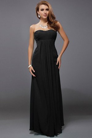 Robe demoiselle d'honneur longue avec chiffon avec zip de lotus de bustier - Photo 15