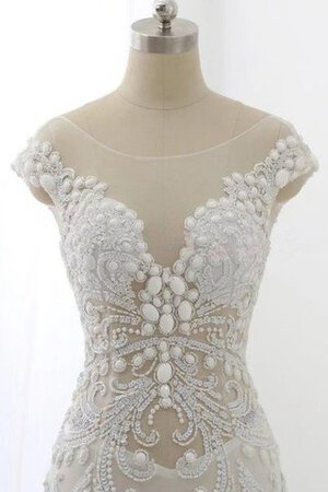 Robe de bal vintage distinguee de sirène avec zip avec perle - Photo 3