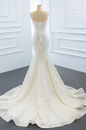 Robe de mariée en dentelle énergique de col en cœur spécial officiel - Photo 6